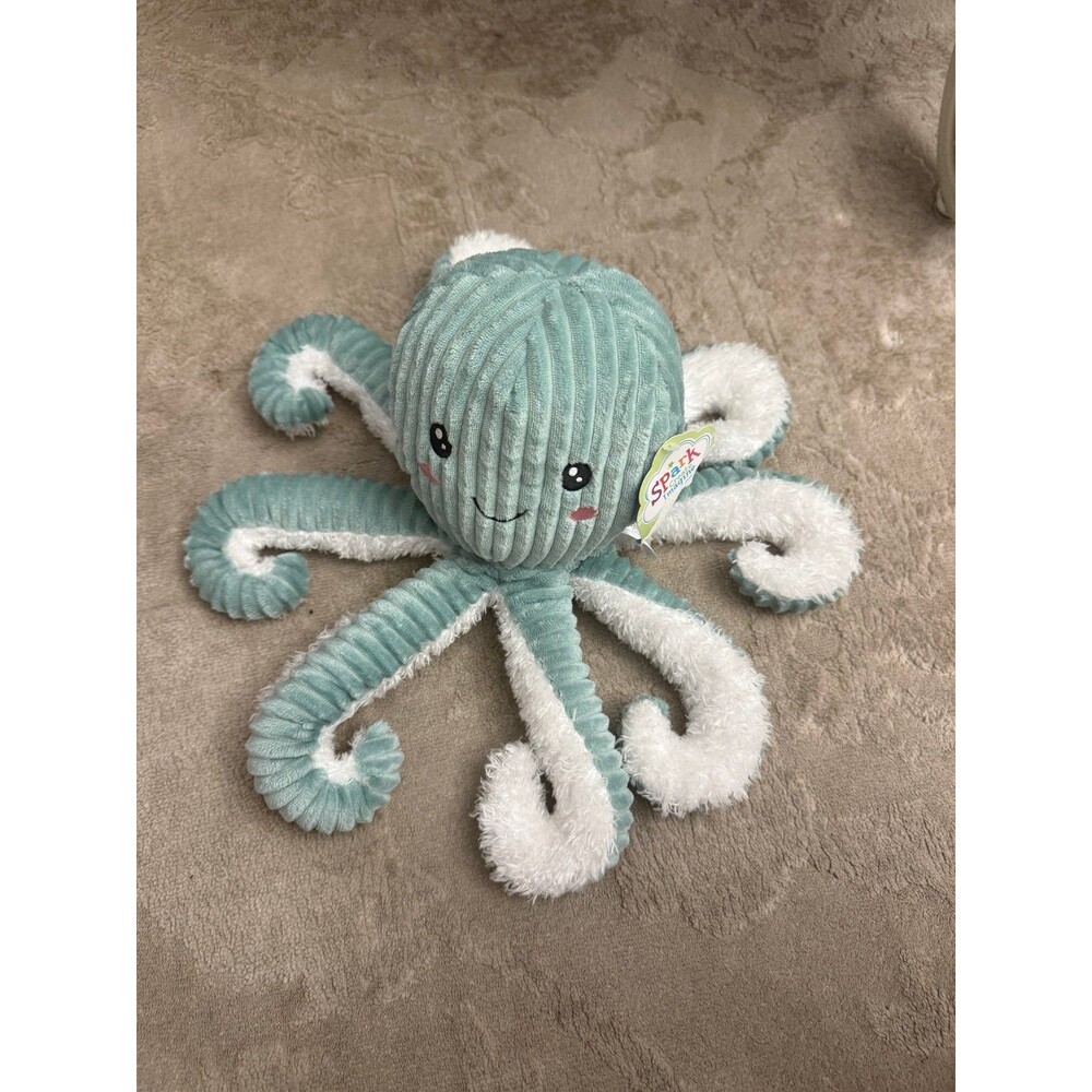 Octopus Plush with Rattle, Stuffed Animal - Picture 6 of 7